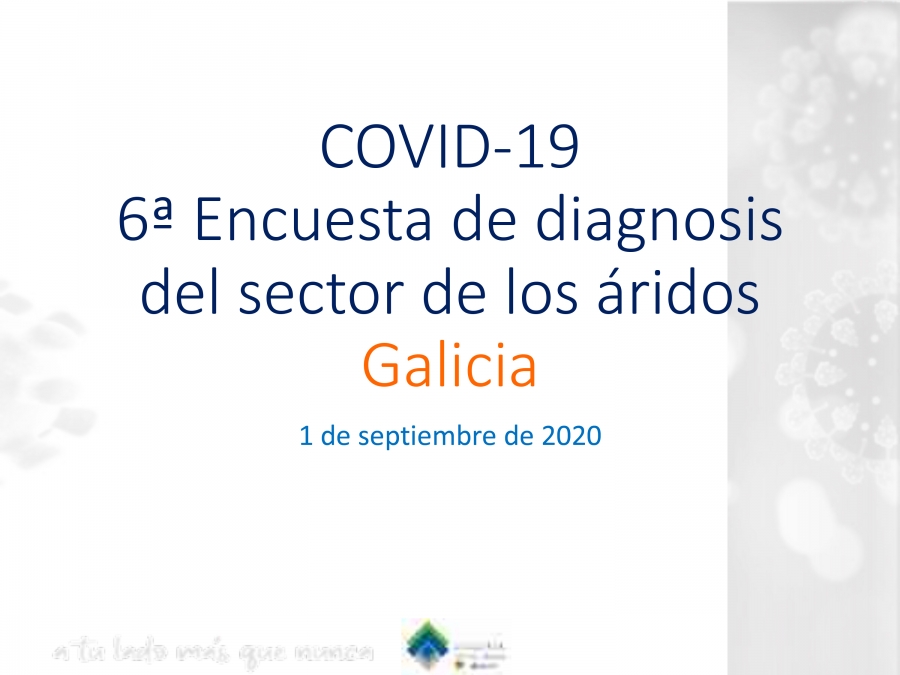 ESTUDO DO IMPACTO DO COVID-19 NO SECTOR DOS ÁRIDOS - 6ª Enquisa de diagnose